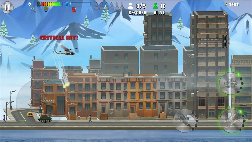 Скачать Carpet Bombing 2 [MOD: безлимитное топливо и усиленные бомбы] на телефон — скриншот 3