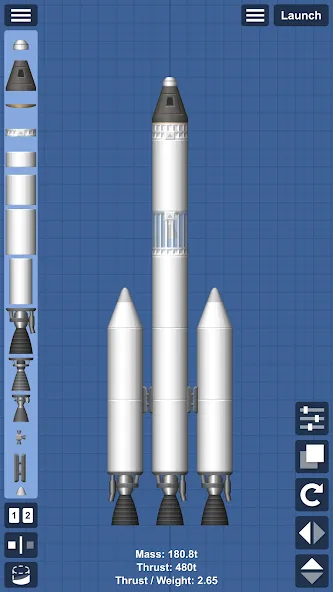 Spaceflight Simulator [MOD: безлимитные деньги и все детали] последняя версия — скриншот 1