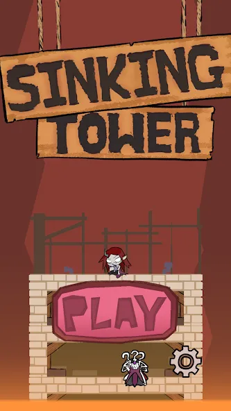 Скачать Sinking Tower [MOD: бессмертие и безлимитные ресурсы] на телефон — скриншот 1