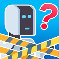 Взломанная No Robots Allowed - Crazy Quiz [MOD: без рекламы и все уровни открыты] на Андроид