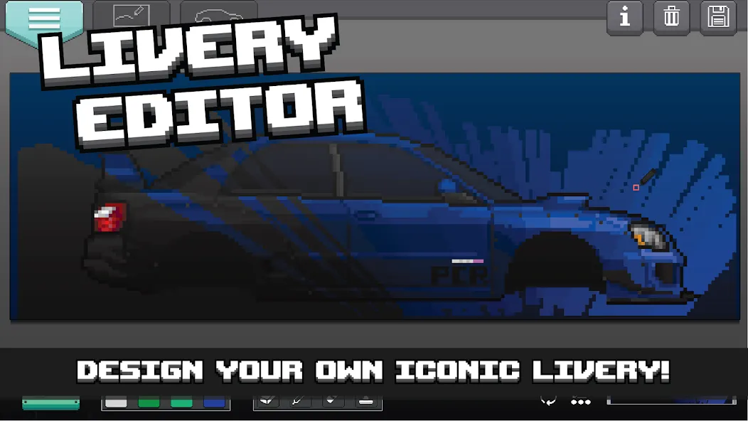 Pixel Car Racer [MOD: безлимитные деньги и топливо] на Андроид — скриншот 5