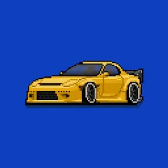 Pixel Car Racer [MOD: безлимитные деньги и топливо] на Андроид