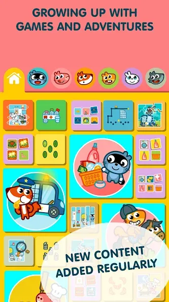 Взломанная Pango Kids: Fun Learning Games [MOD: открыты все обучающие игры] на Андроид — скриншот 2