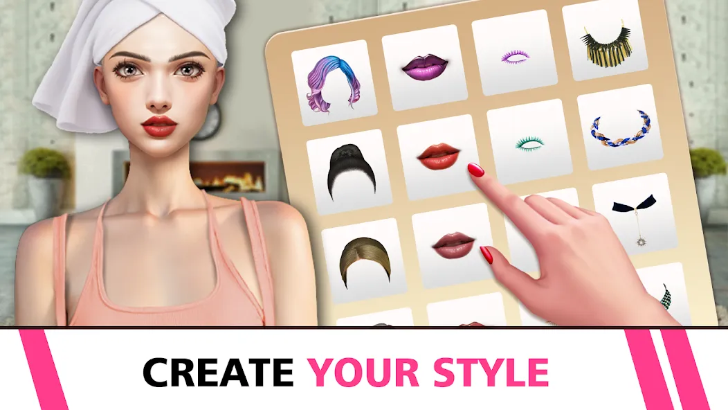 Взломанная Doll Dress Up:Makeover Girls [MOD: безлимитные монеты и все наряды] на Андроид — скриншот 1