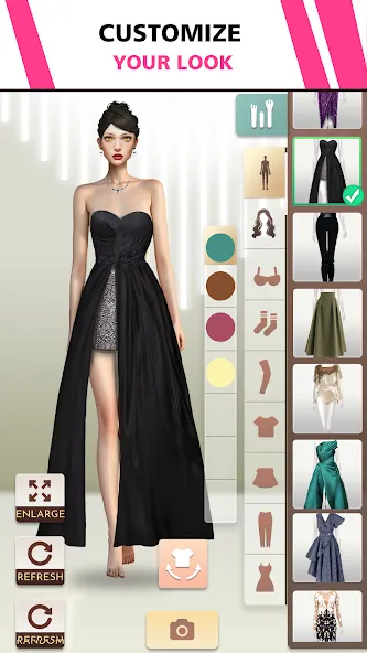 Взломанная Doll Dress Up:Makeover Girls [MOD: безлимитные монеты и все наряды] на Андроид — скриншот 4