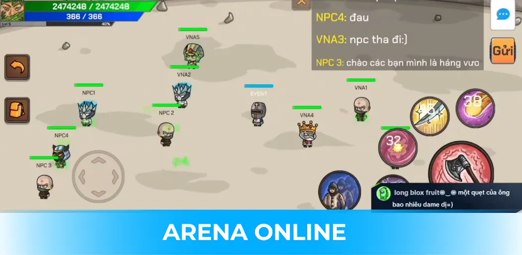 Скачать Chibi Survivor Online [MOD: безлимитные ресурсы и открытые уровни] — скриншот 3