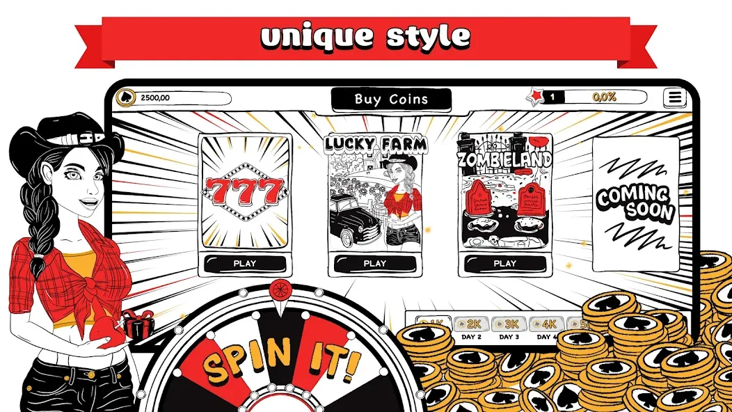 Скачать B&W Casino [MOD: безлимитные монеты и разблокированы все столы] на телефон — скриншот 1