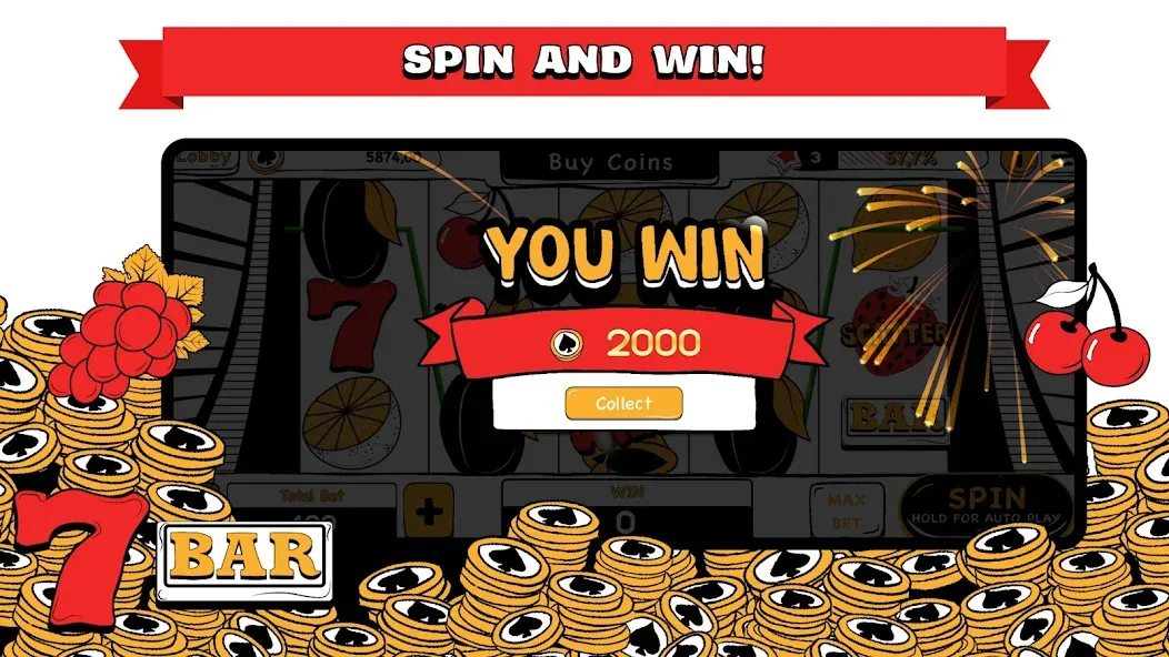 Скачать B&W Casino [MOD: безлимитные монеты и разблокированы все столы] на телефон — скриншот 5