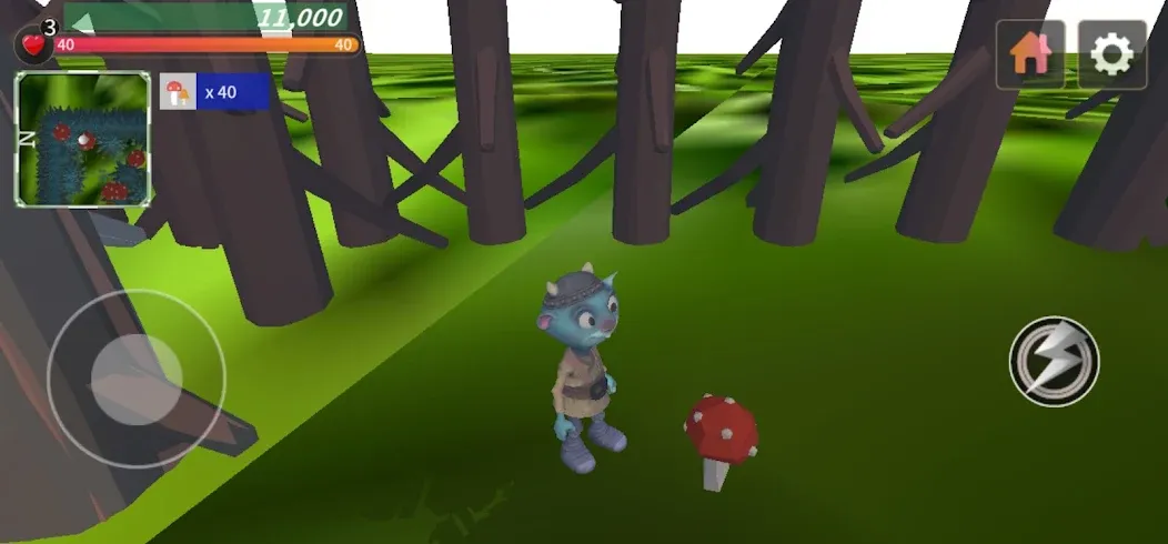 Скачать Forest Dimensions [MOD: новые измерения и бесконечные ресурсы] на телефон — скриншот 1