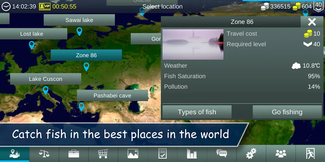 Скачать My Fishing World [MOD: безлимитные деньги и ресурсы] — скриншот 2