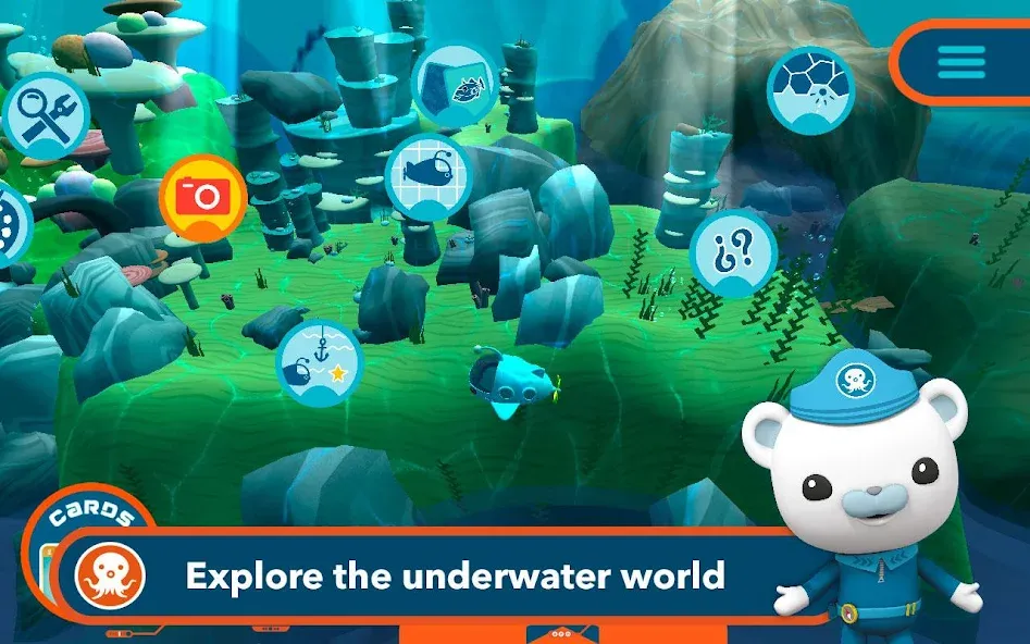 Octonauts and the Whale Shark [MOD: открыты все уровни и персонажи] на Андроид — скриншот 1