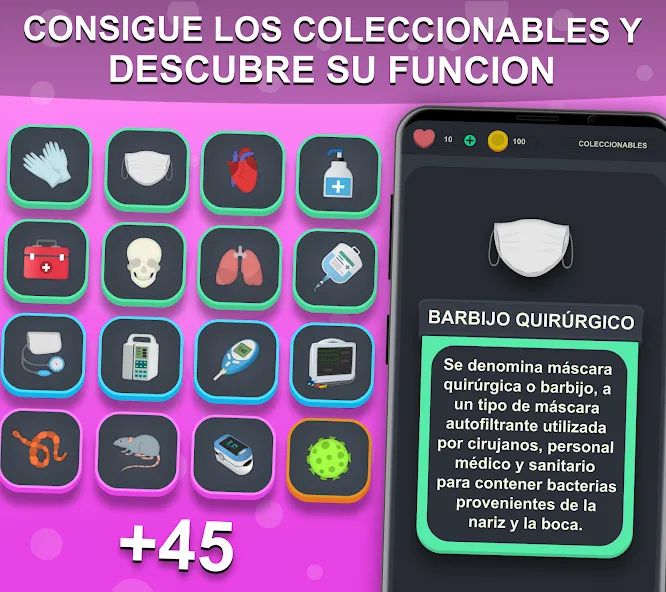 Скачать Doctor Trivia - Quiz Medicina [MOD: открыты все вопросы и подсказки] — скриншот 3