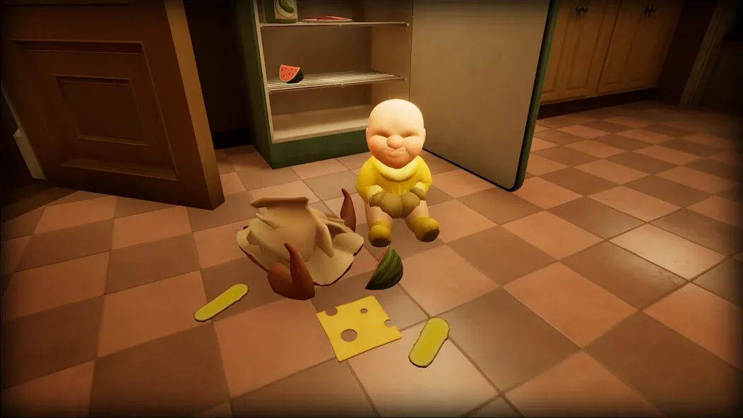 Скачать взлом The Baby In Yellow [MOD: разблокированы все уровни и предметы] — скриншот 4