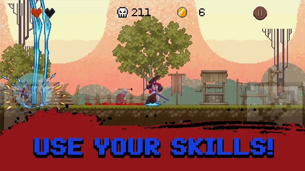 Скачать Thunder Samurai Defend Village [MOD: безлимитные деньги и энергия] на телефон — скриншот 5