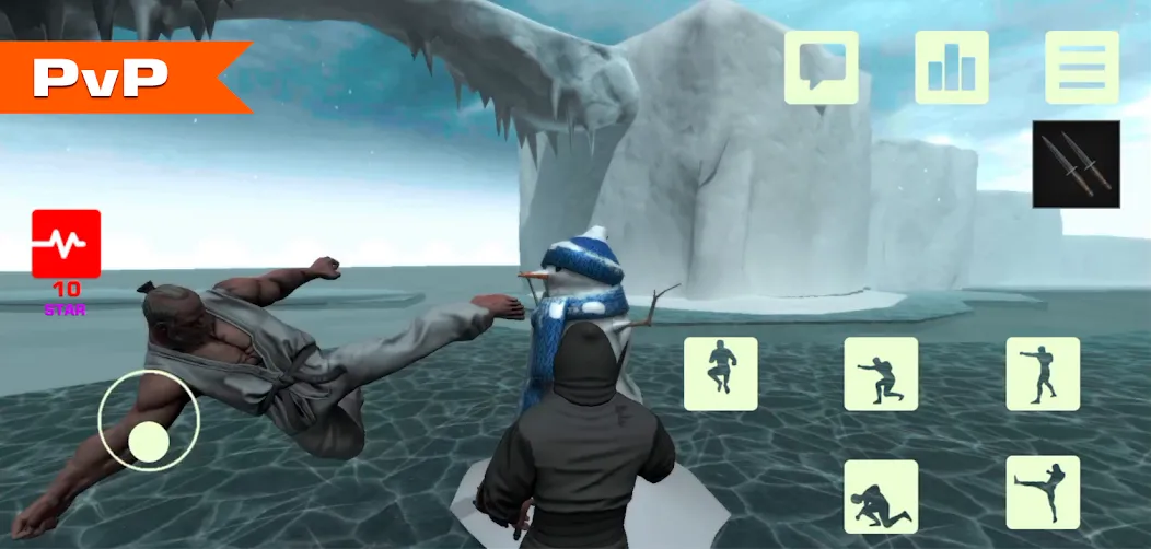 Fight Arena Online [MOD: безлимитные монеты и усиленные бойцы] (Бесплатно / APK) — скриншот 1
