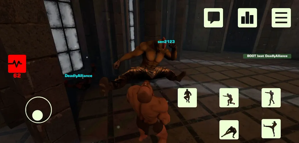 Fight Arena Online [MOD: безлимитные монеты и усиленные бойцы] (Бесплатно / APK) — скриншот 2