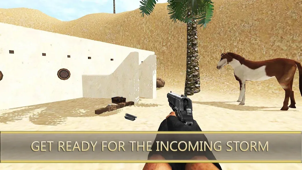 Desert Hawks: Soldier War Game [MOD: безлимитные деньги и оружие] — Скачать бесплатно (APK) — скриншот 1