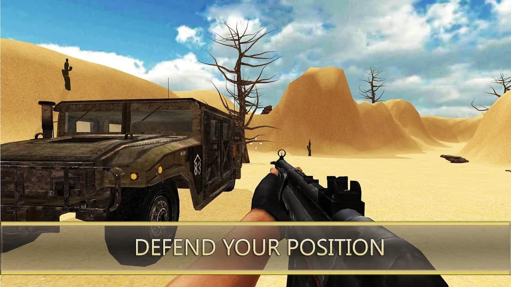 Desert Hawks: Soldier War Game [MOD: безлимитные деньги и оружие] — Скачать бесплатно (APK) — скриншот 3