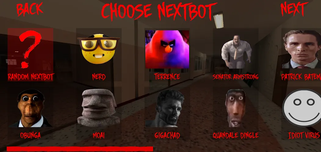 Nextbot chasing [MOD: бесконечная выносливость и скорость] (Бесплатно / APK) — скриншот 1