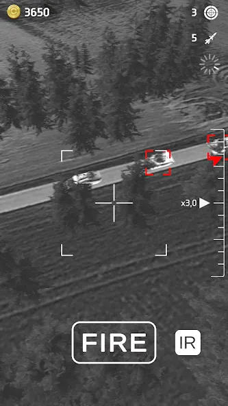 Drone Strike Military War 3D [MOD: безлимитные деньги и боеприпасы] на Андроид — скриншот 1