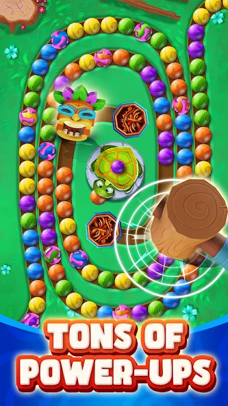 Взломанная Marble Woka Woka: Jungle Blast [MOD: безлимитные монеты и жизни] на Андроид — скриншот 2