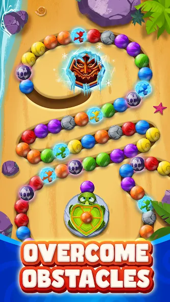 Взломанная Marble Woka Woka: Jungle Blast [MOD: безлимитные монеты и жизни] на Андроид — скриншот 3