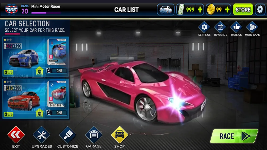 Car Highway Racing for Speed [MOD: безлимитные деньги и топливо] последняя версия — скриншот 1