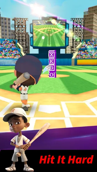 Скачать Baseball Letter Strike Homerun [MOD: безлимитные деньги и все улучшения] — скриншот 2