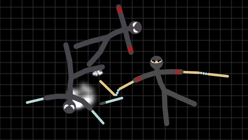 Скачать взлом Stickman Warriors [MOD: безлимитные деньги и мощное оружие] — скриншот 3