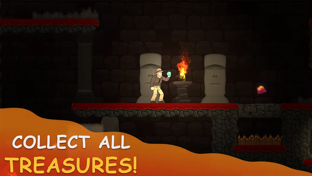 Скачать взлом Volcano Escape [MOD: безлимитные деньги и все уровни открыты] — скриншот 1