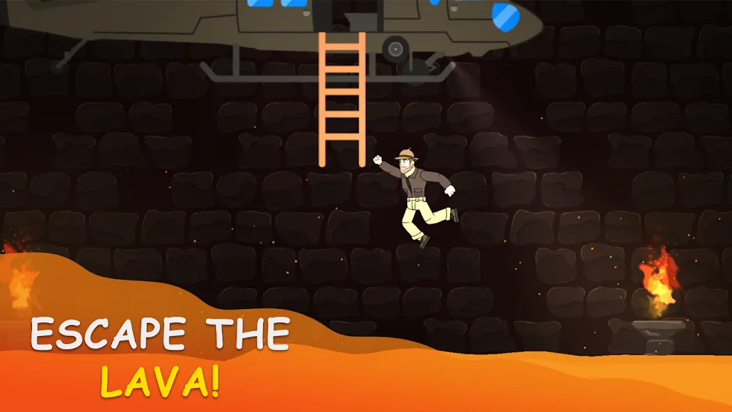 Скачать взлом Volcano Escape [MOD: безлимитные деньги и все уровни открыты] — скриншот 2