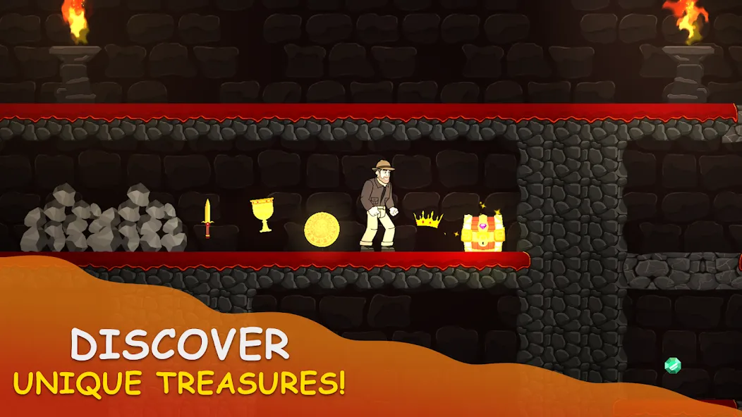 Скачать взлом Volcano Escape [MOD: безлимитные деньги и все уровни открыты] — скриншот 3