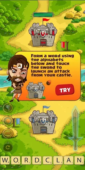 Скачать Word Clan [MOD: безлимитные подсказки и монеты] на телефон — скриншот 2