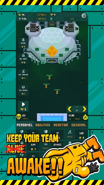 Взломанная Critical - Incremental Reactor [MOD: без рекламы и много ресурсов] на Андроид — скриншот 2