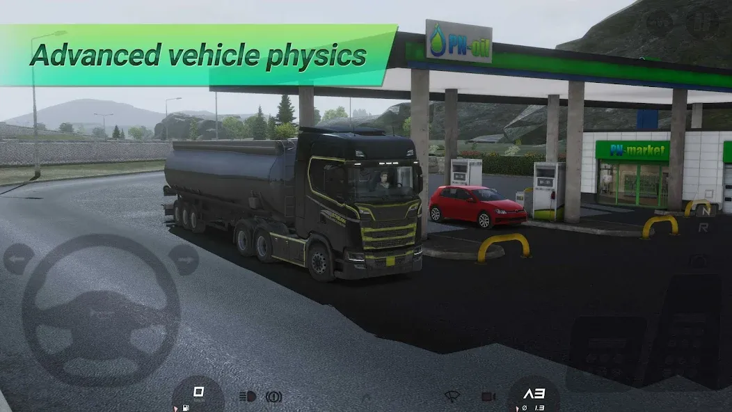 Скачать Truckers of Europe 3 [MOD: безлимитные деньги и топливо] на телефон — скриншот 4