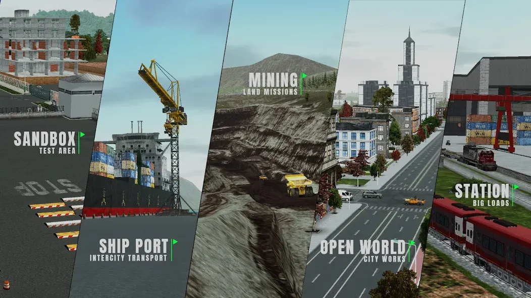 Взломанная Heavy Machines & Construction [MOD: безлимитные деньги и все машины] на Андроид — скриншот 2