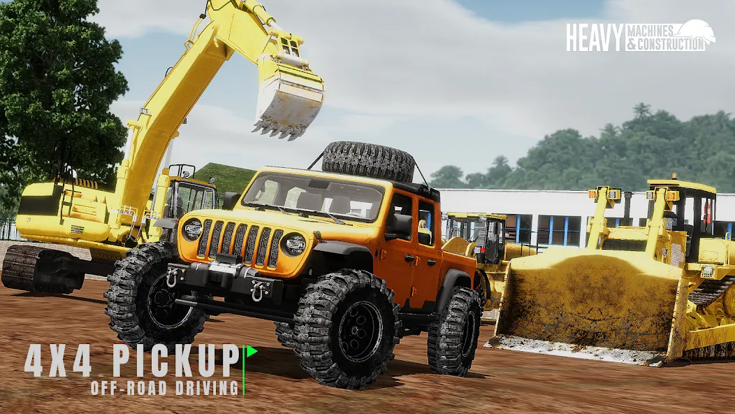 Взломанная Heavy Machines & Construction [MOD: безлимитные деньги и все машины] на Андроид — скриншот 5