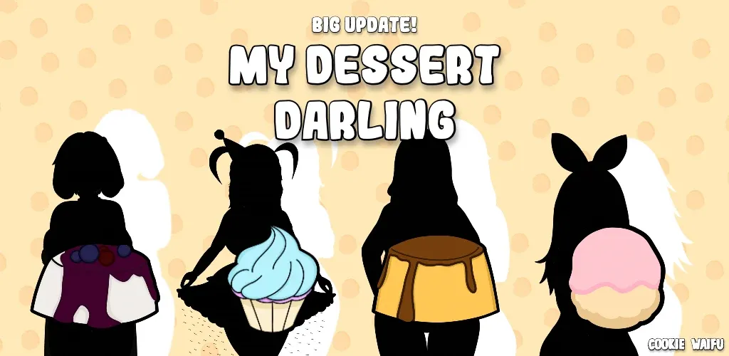 Взломанная Cookie Waifu: Dessert Darling [MOD: безлимитные монеты и все наряды] на Андроид — скриншот 1