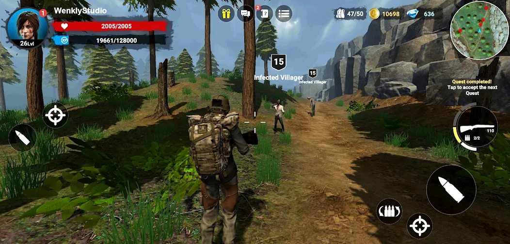 Horror Forest 3 open-world RPG [MOD: безлимитные деньги и открытый мир] (Бесплатно / APK) — скриншот 1