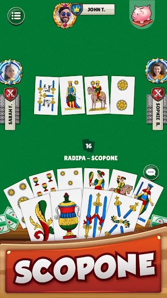 Скачать Scopa - Italian Card Game [MOD: безлимитные монеты и все карты открыты] — скриншот 4