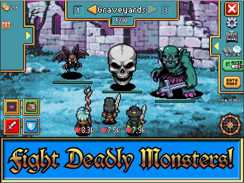 Wizard's Wheel 2: Idle RPG [MOD: безлимитные деньги и мана] на Андроид — скриншот 1