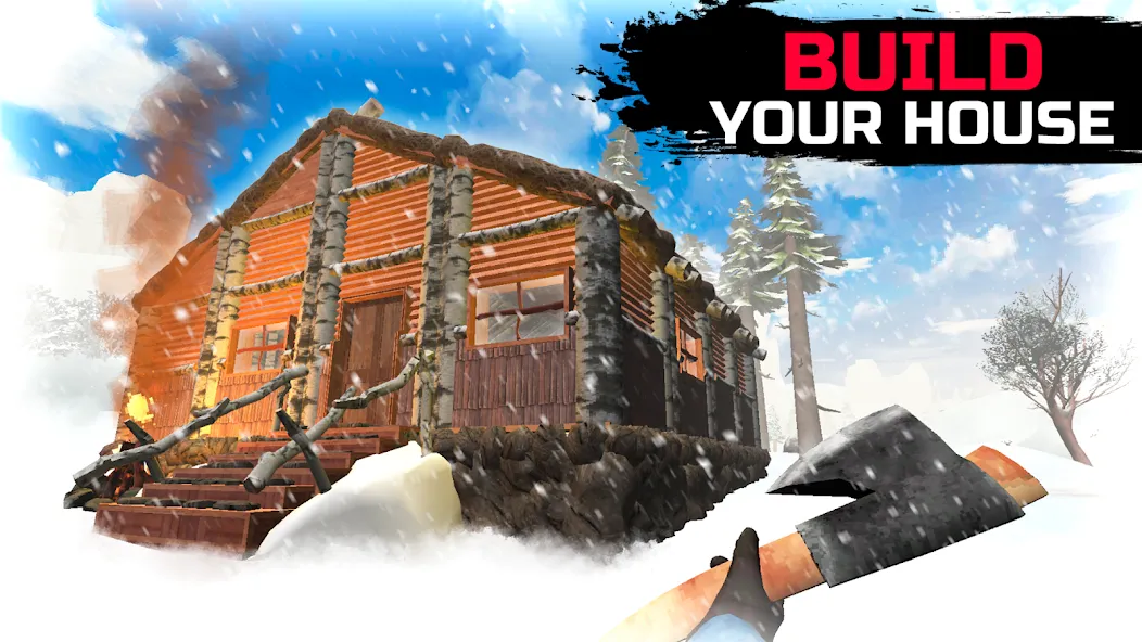Скачать взлом WinterCraft: Survival Forest [MOD: выживание в зимнем лесу] — скриншот 1