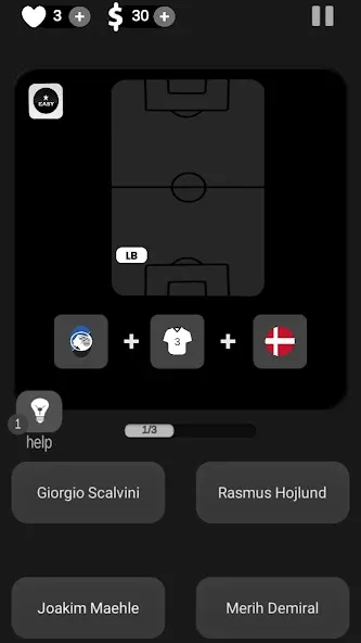 total football quiz [MOD: безлимитные подсказки и открыты все уровни] на Андроид — скриншот 4