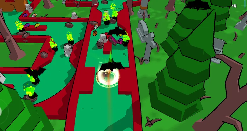MiniGolf Madness: Halloween [MOD: безлимитные мячи и открыты все уровни] — Скачать бесплатно (APK) — скриншот 4