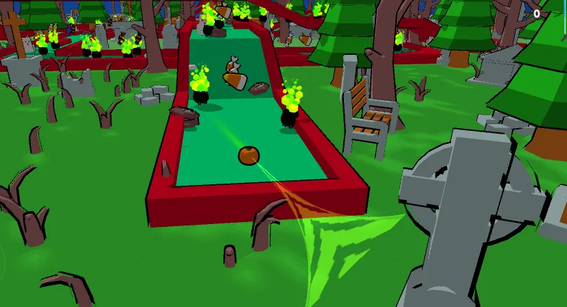MiniGolf Madness: Halloween [MOD: безлимитные мячи и открыты все уровни] — Скачать бесплатно (APK) — скриншот 5