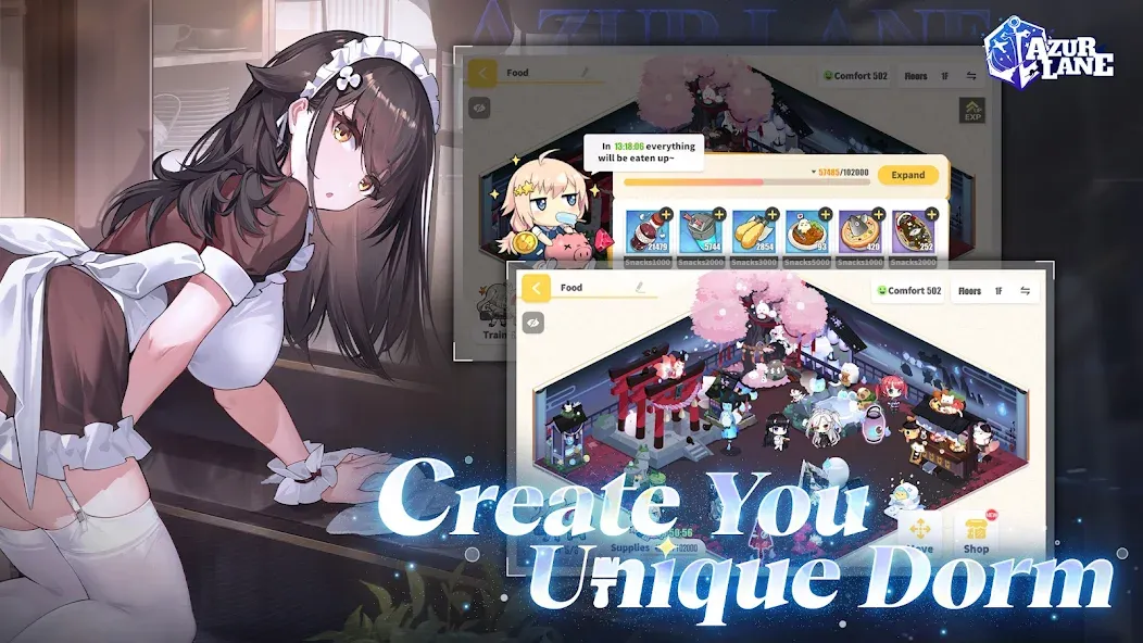Azur Lane [MOD: неограниченные ресурсы и усиленный флот] (Бесплатно / APK) — скриншот 4