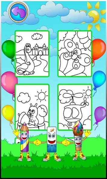 Скачать Coloring pages [MOD: разблокированы все раскраски и инструменты] на телефон — скриншот 2