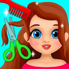 Взломанная Hair salon [MOD: безлимитные монеты и всё открыто] на Андроид