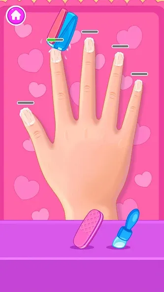 Nail salon [MOD: безлимитные деньги и все инструменты] (Бесплатно / APK) — скриншот 5