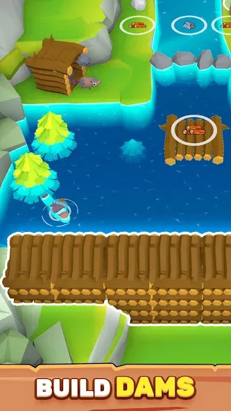 Beaver Builder [MOD: безлимитные ресурсы и открыты все уровни] (Бесплатно / APK) — скриншот 2